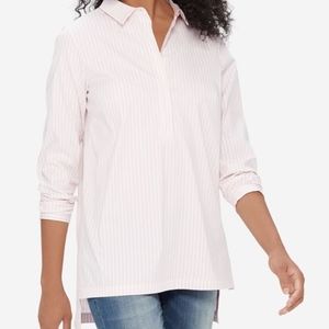 The limited Pale Pink / White Striped Tunic XS